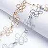 Line Flower Metal Chain Accessories 50cm