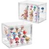GOSO Figure Collection Case with Removable Model Showcase Dustproof Display Figure Display Display Birthday Gift Case, 271822cm, Dividers, Cabinet,