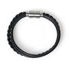 Jbans Classic Coil Leather Mix Couple Bracelets (C1801-Ac408Bk)