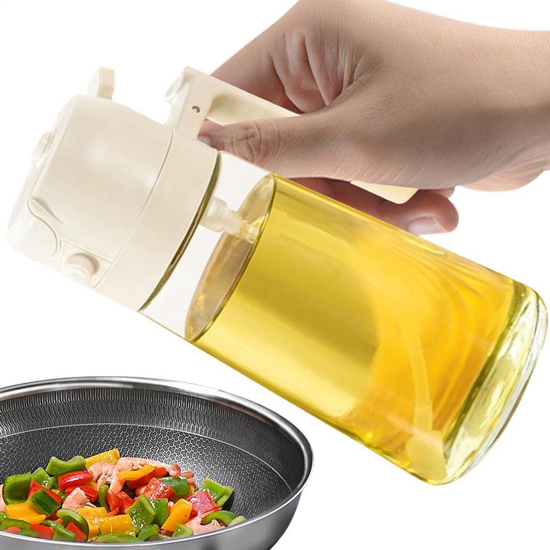 Oil Sprayer For Cooking 2 In 1 Oil Dispenser Bottle Oil Bottle For Kitchen Cooking Kitchen Gadgets For BBQ Salad Baking Air