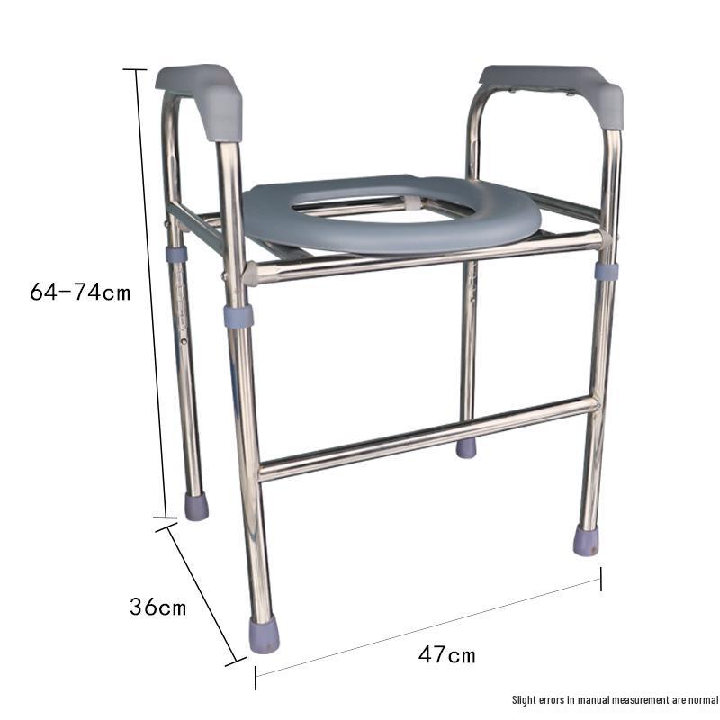 Adjustable Toilet Riser with Handrails for Elderly and Disabled