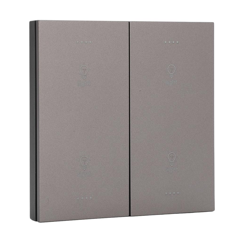 Smart Light Switch WiFi Wireless Voice Timing Control Switch 4 Open Control Quantity Intelligent