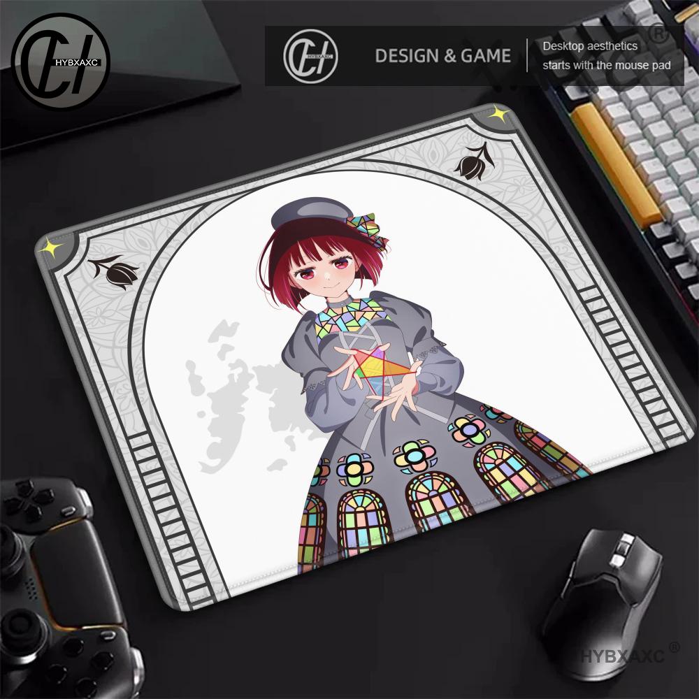 Oshi No Ko Animation Beautiful patternsOffice Computer Desk Mat Table Keyboard Small Mouse Pad Laptop Cushion Nonslip Decor