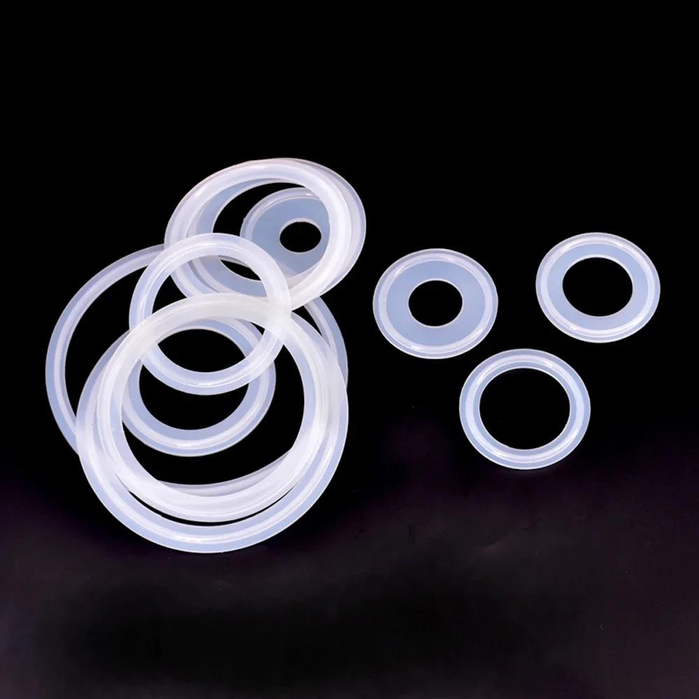 5 STUKS 1/2" 3/4" 1" 1,5" 2" 2,5" 3" 3,5" 4" Tri Clamp Sanitaire Siliconen Afdichtingsring Strip Homebrew Diopter Ferrule Bier