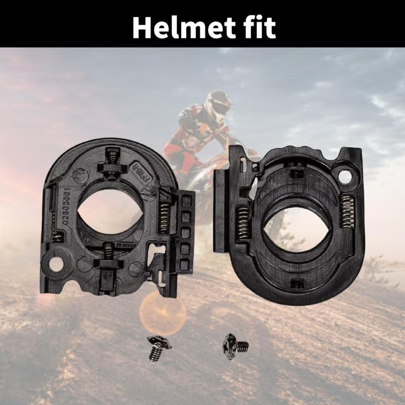 Helmets Visors Shield Gear Base Plate Set for Motorbike Helmets Repair Part Visors Base Plate
