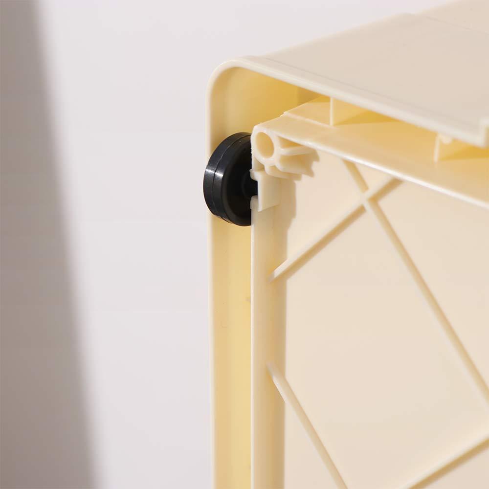 Plastic Foldable Storage Cabinet Large Capacity Multi-Layer Storage Locker Bedroom