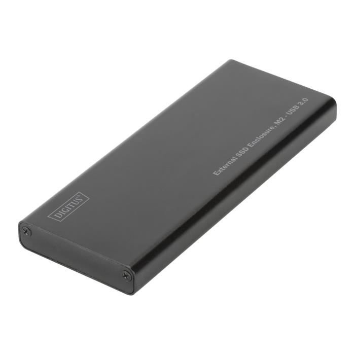 Boitier externe M.2 SATA 6Gb-s 600 Mo-s USB 3.0 noir - DIGITUS - DA-71111