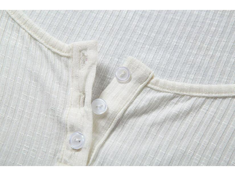 2024 European & American Fashion Women's U-Neck Short-Sleeve Slim-Fit Solid Crop Top T-Shirt