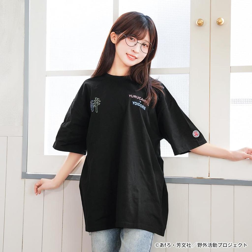 SEASON 3 YOIDORE Collaboration Black XL Size Yurucamp T-Shirt [Neon]