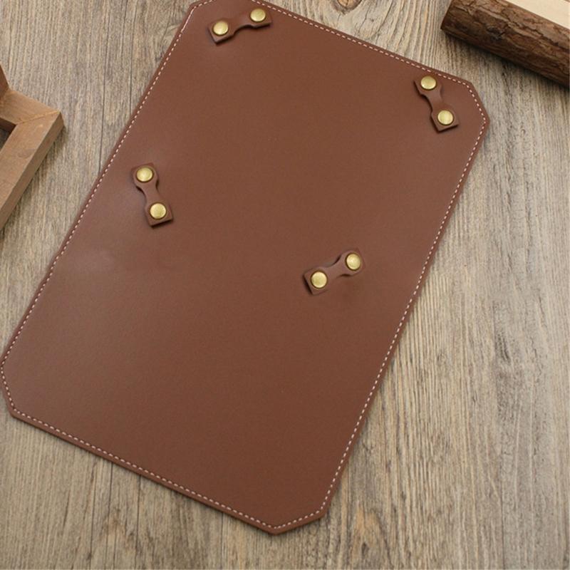 Antiskid Stove Pad Durability Leather Mats Stove Base Hiking Stove Equipment for Camping and Picnics