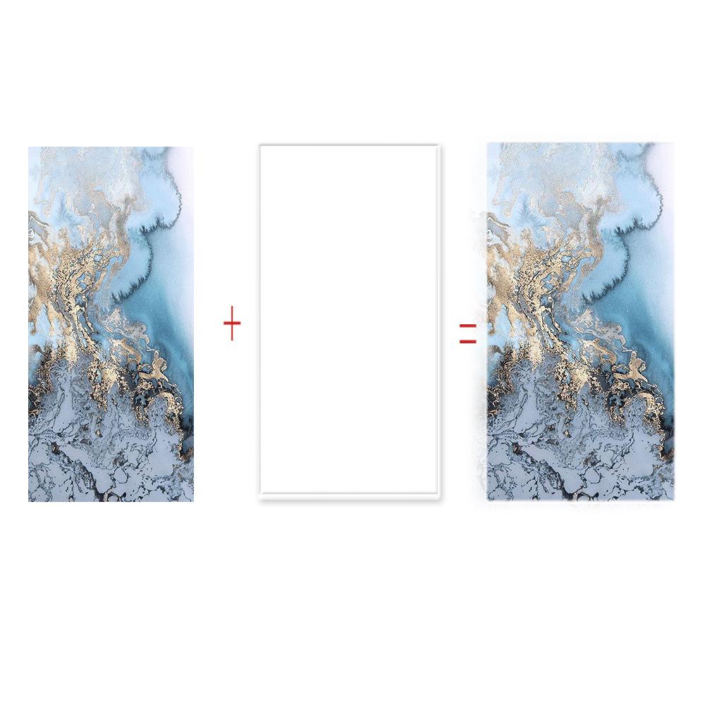 Marble Bathroom Shower Curtain Bath Towel Floor Mat Five-Piece Set Bathroom Toilet Carpet Shower Foot Mat
