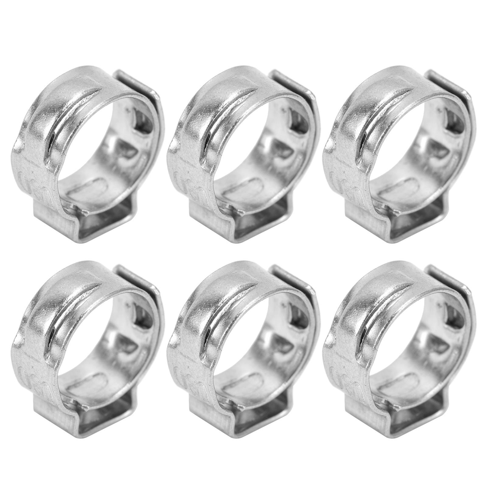 20Pcs Hose Clamp Improves Corrosion Resistance Resistance Ability   Double Wire Hose Clamp for Industrial