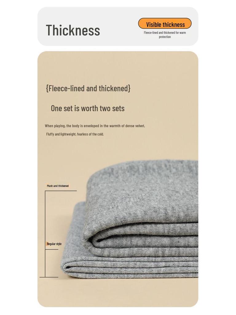 Hongdou Home Jungen Fleecegefütterter Baumwoll-Pullover für Herbst/Winter