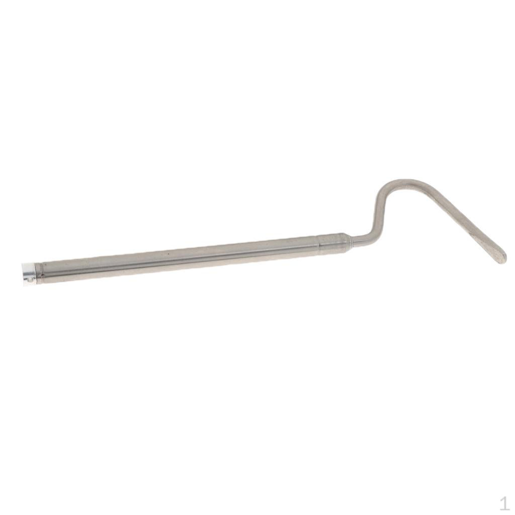Stainless Steel Reptile Snake Hook, Pick-up Handling Tool, Adjustable