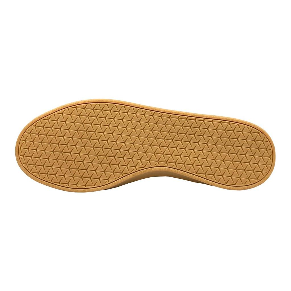 Adidas VL COURT 2.0 Slip Resistant Abrasion Resistant Low top Skateboard Shoes Unisex Yellow Green JI0495(Team116-)