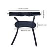 Blackout Head Strap with Eye Mask Soft Travel Pillow for Airplanes 3D Sleep Eye Mask  Long Flight