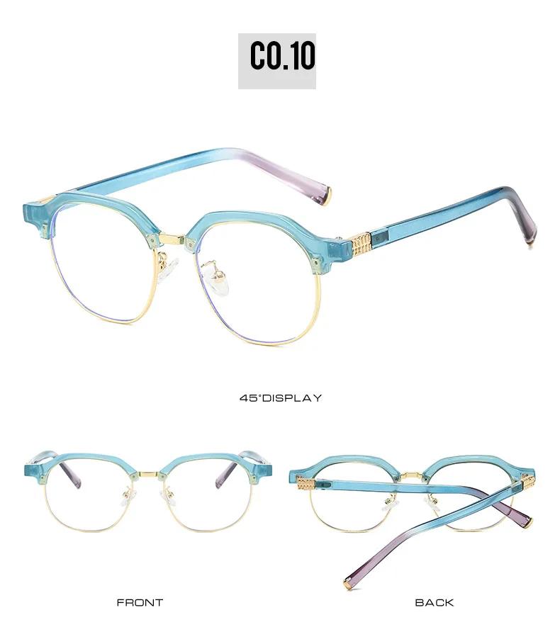 

New Half Frame Sunglasses Man Woman Luxury Designer Sun Glasses High Quality Male Retro Eyewear Metal Gafas De Sol