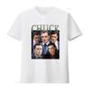 T-shirt Retro Bootleg Chuck Bass per Donna e Uomo vintage Lavata moda Top Unisex Per l'Uso Quotidiano Traspirante Versatile