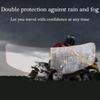 Motorcycle Helmet Clear Anti-Fog Rainproof Film Durable Helmet Lens  Sticker Moto Safety Driving  Accessories
