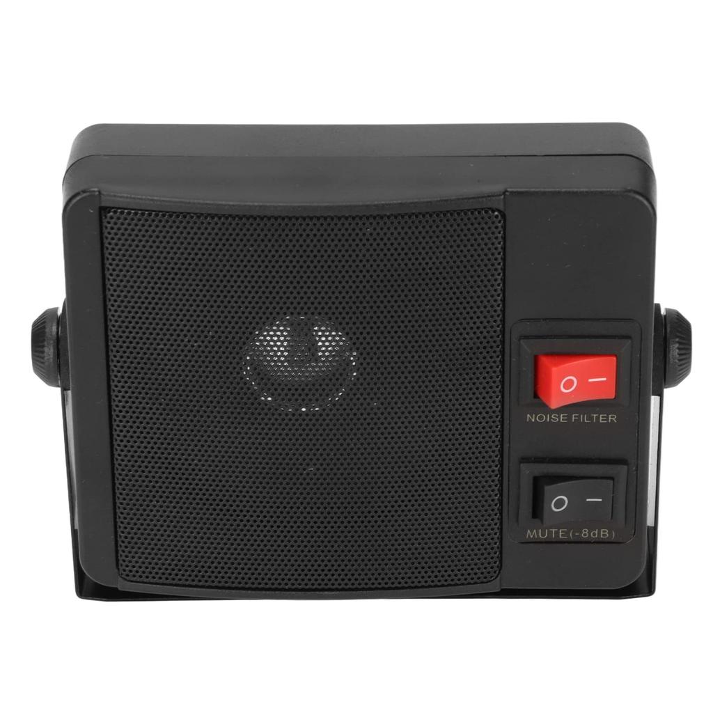 Speaker, Car Radio Speaker, Stable Clear Sound External Communication Speaker with Base, Radio Speaker for Yaesu, Kenwood, ICOM