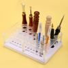 PVC Leather Craft Tool Storage Solution with Multiple Holes Punch Tool Rack for Efficient Organization In Home Workshops
