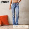 JPNTKY Women's Fashion Casual Solid Color Print Pants & Capris