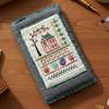 Embroidery Stitch Book Kit with Sewing Tools & Tutorials Hand Embroidery Patterns Kit for Craft Lovers & DIY Enthusiasts Gift