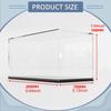 Acrylic Display Case 1:24 with Black Base, Storage Box for Model Cars, Stand Cars