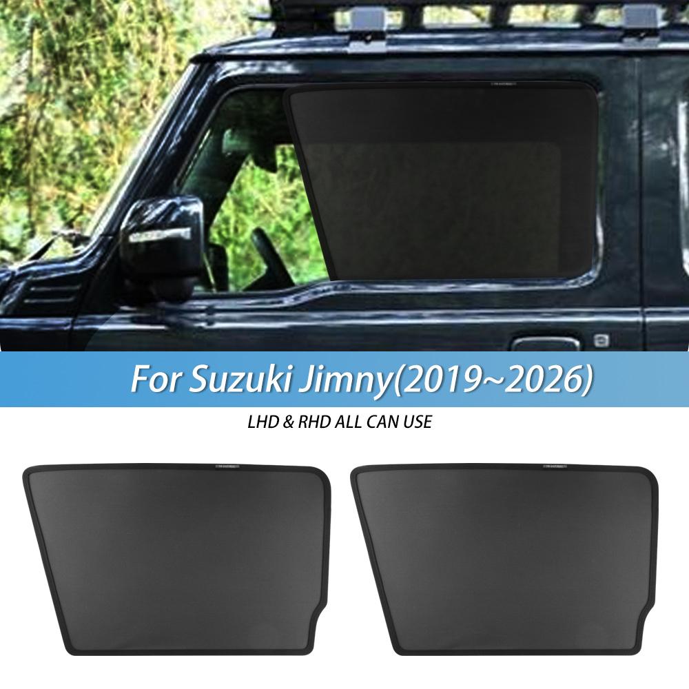 Tendalino Parasole in Rete Magnetica per Finestrino Auto per Suzuki Jimny JB64 JB74 JC74 2019-2024 2025 2026 3/5 Porte Finestrino Anteriore Posteriore Laterale Posteriore