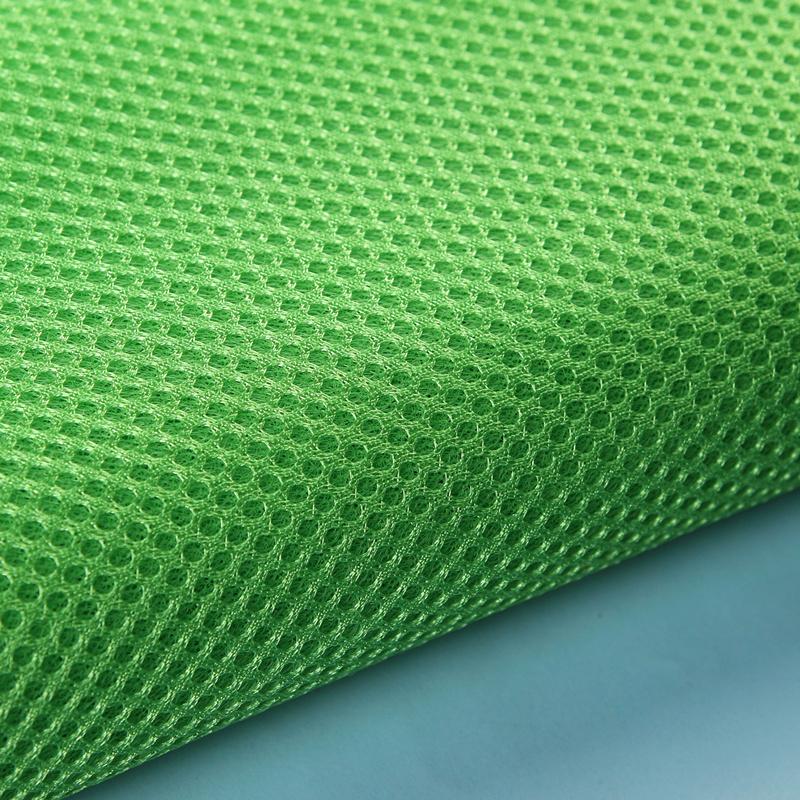 3D Three-layer Elastic Mesh Fabric By The Meter for Clothing Bed Linings Shoes Sewing Plain Interlayer Cloth Thickend Breathable