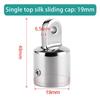 1Pc Boat Bimini Top Fitting Deck Hinge Slide Cap 19-32Mm Pipe Eye End Cap External Eye End Canopy Tube Boat Accessories