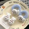 Adorable Plush Fish Hair Clip & Fluffy Tie - Cute Japanese Girlish Heart Design, Women's Claw Clip Headwear