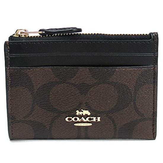

Coin Purse Pass Case Coin Case Card Case ID Case Key Case Brown x Black [Coach] Women s 88208-imaa8 [Item] коричневий