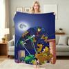 Cool Scoobydoo Cartoon Anime Blanket Comfortable Skinfriendly Throw Blanket For Living Room Bedroom Recliner Party Decor Christmas Gift