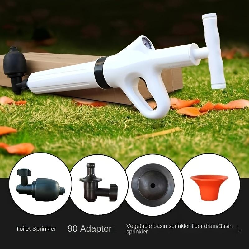 1pc Heavy-Duty Drain Jet Gun - Powerful Toilet Plunger for Unclogging Bathroom, Sink, and Floor Drains, Air Plunger Tool with Adjustable Pressure