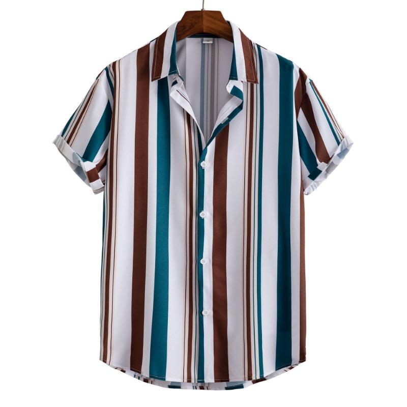 Men's Cable Knit Collar Shirt
