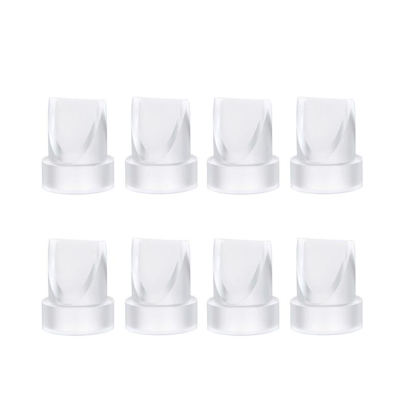 Breast Pump Replacement Parts: M5 Duckbill Valve, Silicone Diaphragm, 24mm Double Layer Flange