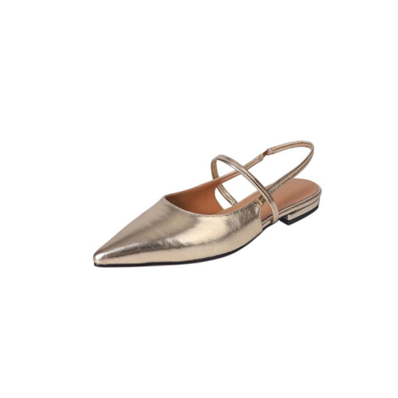 Fashion 2025 New Designer Summer Cover Toe Women Sandals Fashion Shallow Soft Sole Flats Ladies Outdoor Street Style Dress Shoes