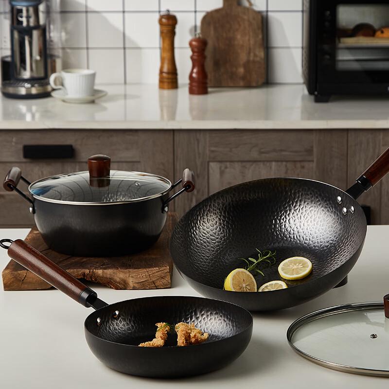 Lock&Lock Recall Series 3-Piece Non-stick Forged Iron Cookware Set