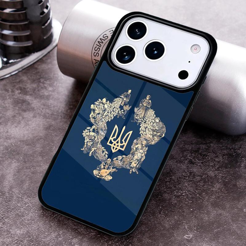 Grungy I Love U=kraine Heart Flag Phone Case for iPhone 17 16 15 Pro Max Air 14 13 12 11 Plus Shockproof Cover