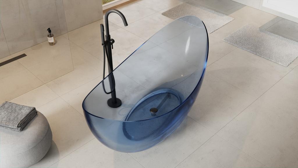 VEO II gold floor-standing bathtub tap Besco