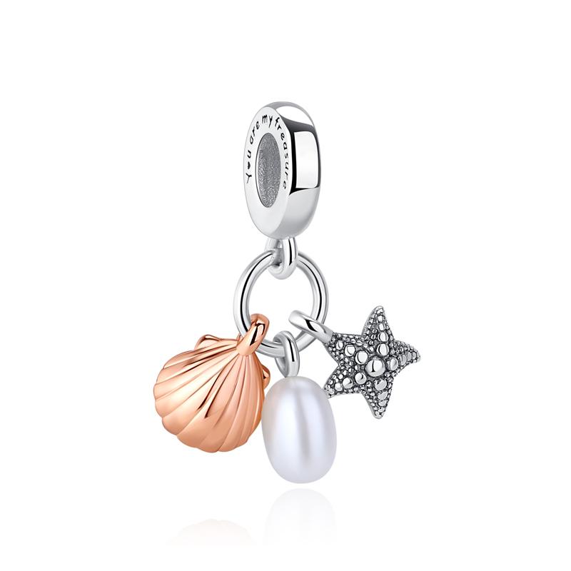 Original 925 Sterling Kupfer Charms Liebe Reise London Bus Koffer Paris Perlen Passen Marken Armbänder Halsketten Frauen DIY Zirkon