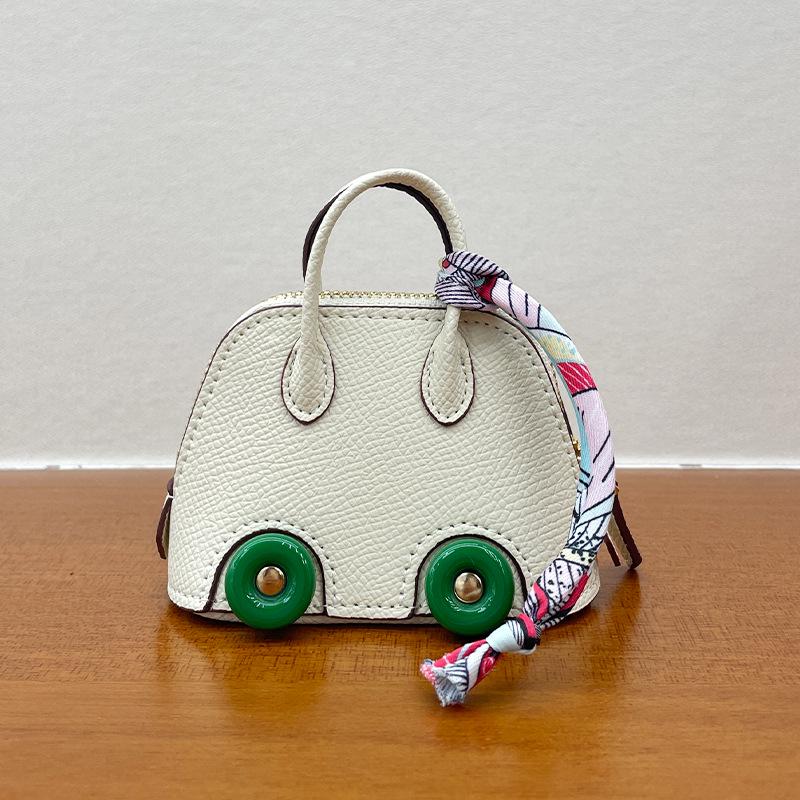 Mini Wheel Shell Bag Charm: Cute Coin Purse & Earphone Accessory - New Bowling Bag Charm