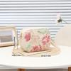 New Floral Embroidery Sequined Women's Bag Casual Versatile Bag Commuter Shoulder Messenger Women's Bag