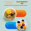 CHAHUA Disposable Transparent Plastic Soup Bowls, 500ml