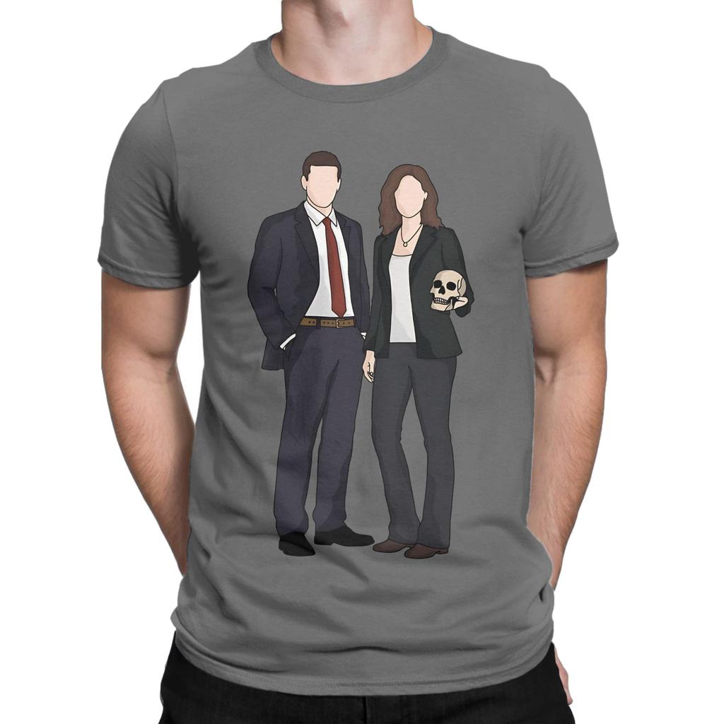 Temperance Brennan and Seeley Booth Bones Funny 100 Cotton TShirt Temperance and Seeley Bones Tops Tees For Unisex