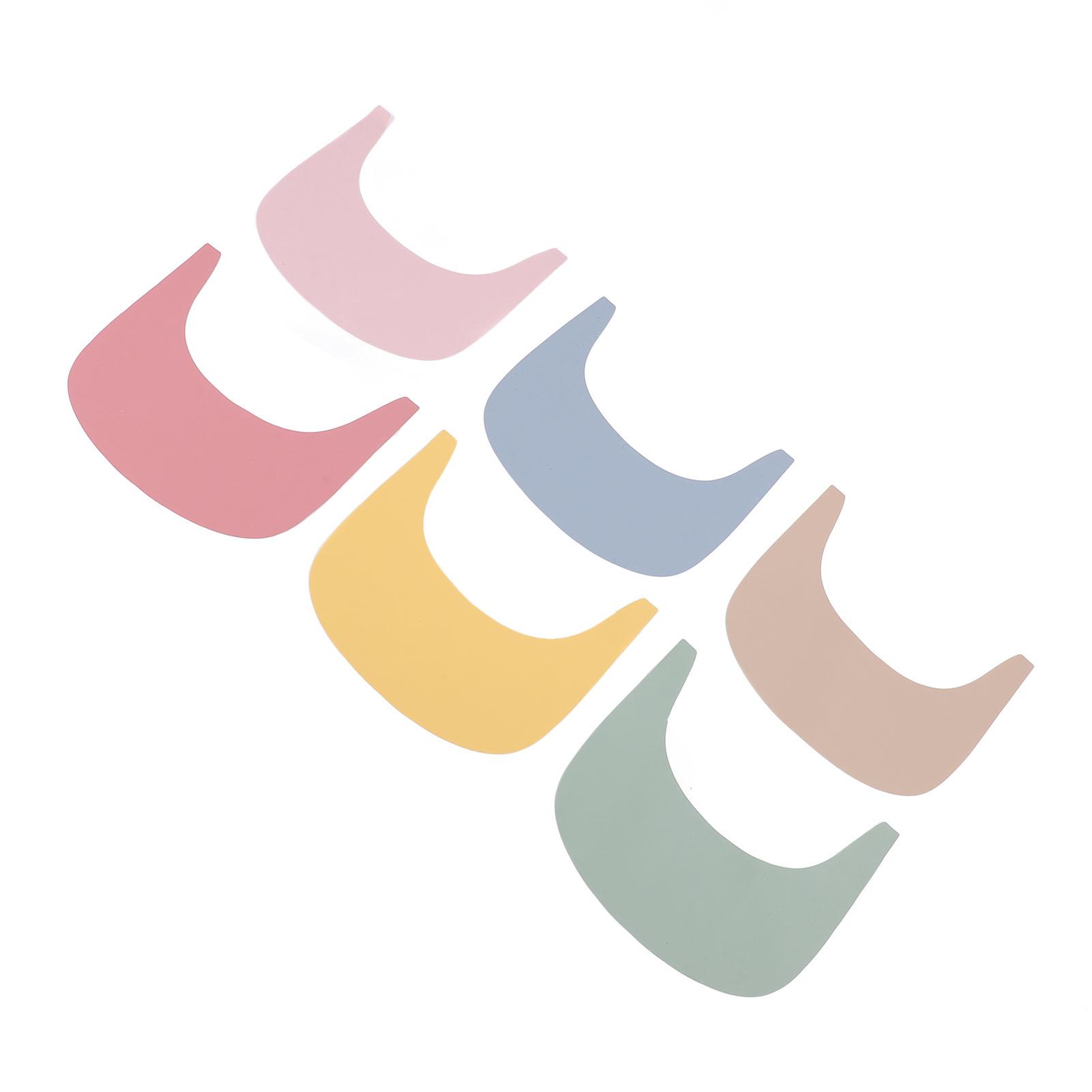 

6 шт. силиконовых подставок под тарелки на высокий стульчик, чистые и гигиеничные подставки под еду для малышей на высокий стульчик