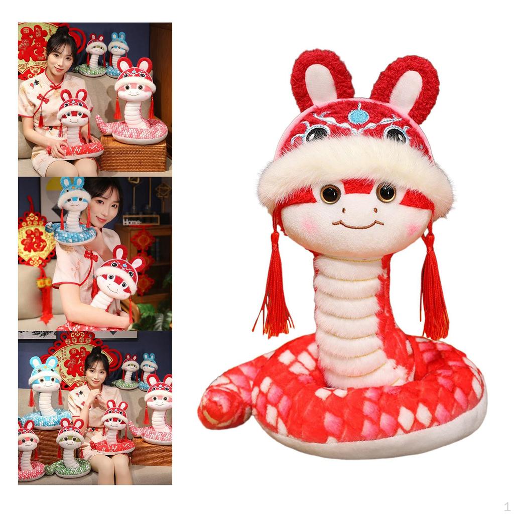 Chinese Snake Plush Toy Animal Figure for Souvenir And Celebrations