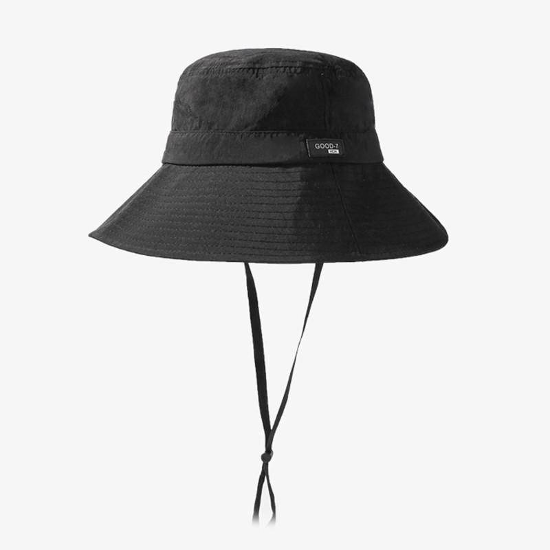 

Style Hat Versatile Man Womenuniversal Solid Color Sunshade Hats Fisherman Black
