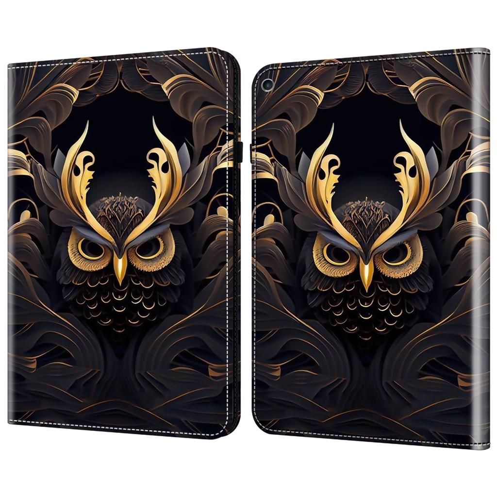 For iPad 10.2 (2019)/(2020)/(2021) Case Pattern Leather Tablet Cover with Card Slots